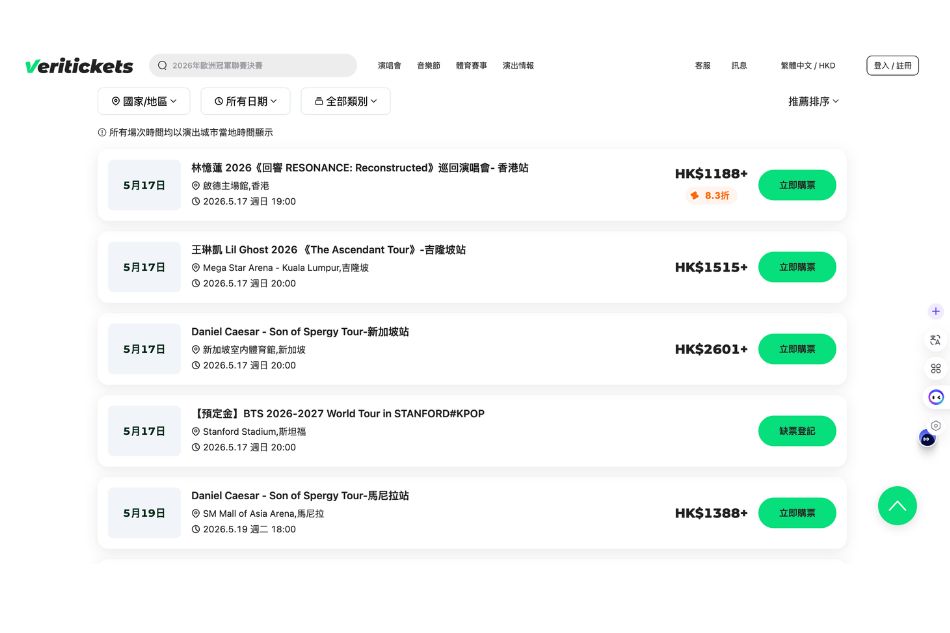 Veritickets 是真的嗎？平台可信度全方位深度測評